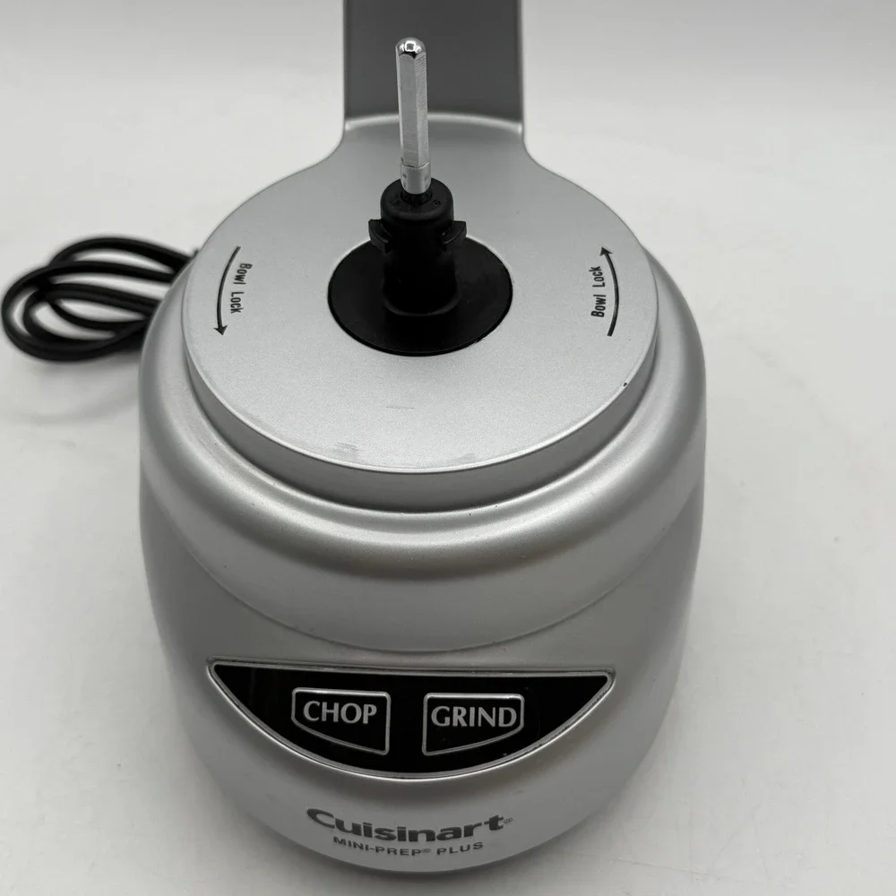 Cuisinart Mini-Prep Plus Food Processor DLC-2A‎ Chopper Motor Silver Base Tested